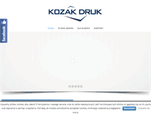 Tablet Screenshot of kozakdruk.pl